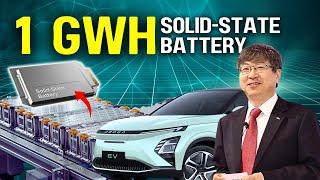 Chery Claims to be First with 1 GWh Solid-State Battery Production Line