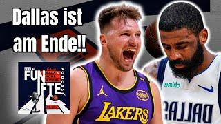 Die Mavs-Saison ist VORBEI! | Kyrie Kreuzbandriss, AD verletzt & Doncic chillt in LA | 5.Viertel Pod