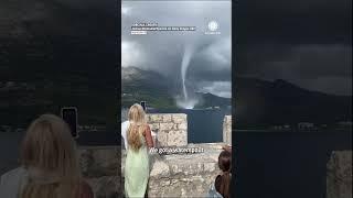 Massive Waterspout Enthralls Observers in Croatia