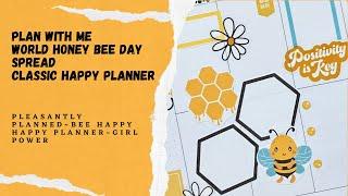 PLAN WITH ME | BEE HAPPY Pleasantly Planned | Happy Planner Girl Power | 14 August