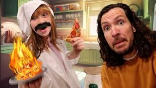 CRAZY CHEF cooking on ADLEY TV!! shows like Hair Salon and Cat Detective made with real A for Adleys