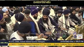 037 Delhi 21Oct2023 SatEve Akhand Keertan Bhai Pritpal Singh Jee Regina