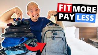 ULTIMATE Hack to Pack More in Personal Item Bag (Folding Trick)