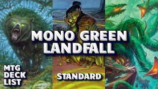 Making Mossborn Hydra Too STRONG! Aetherdrift Standard Mono Green Landfall MTG Arena