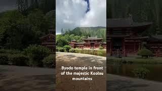 Beautiful Byodo temple #koolau #hawaiitravel #valleyofthetemples #akiostube #byodotemple #hawaii