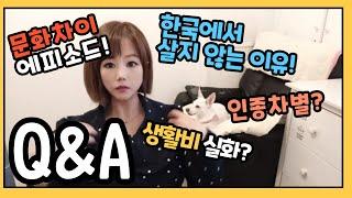 국제커플/해외 생활 Q&A - 한국에서 살지 않는 이유, 인종차별, 문화차이, 생활비, 프랑스 사교육.