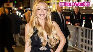 Lindsay Lohan Glows While Looking Radiant & Youthful At The 'Our Little Secret' Movie Premiere In NY