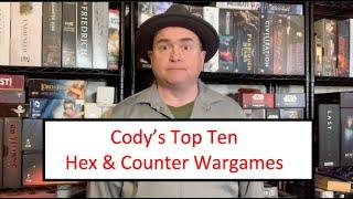 TDG: Cody's Top Ten Hex & Counter Wargames (December 2024)