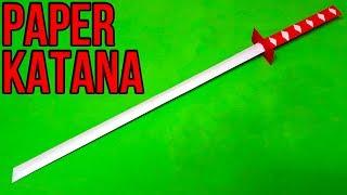 How to make a Paper Sword | Japanese Katana Sword