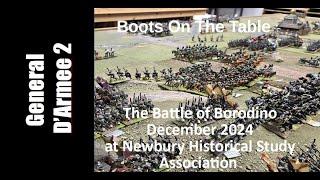 The Battle of Borodino December 2024 at Newbury Historical Study Association