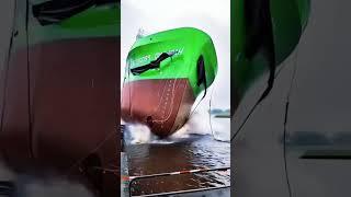 North Korea Got It Wrong—This Is How Ships Are Really Launched #fyp #foryou #worklife #launching