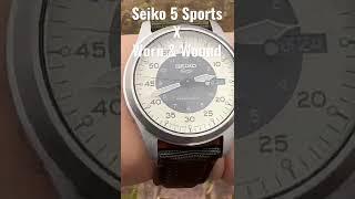 Seiko 5 Sports X Worn & Wound 10th Anniversary LE #seiko5sports #wornandwound #short #wristroll