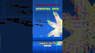 Geometry Dash Normal Day in OHIO #geometrydash #shorts #ohio