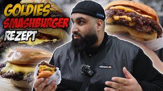 Ich teste Deutschland’s besten Burger und zeige euch das REZEPT! - Goldies Smashburger 