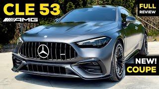 2024 MERCEDES AMG CLE 53 Coupe BETTER Than BMW M4?! 6 Cylinder BRUTAL Wide Body! FULL Review Sound