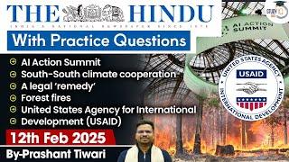 The Hindu Analysis | 12th February 2025 | The Hindu NewsPaper Today With Practice Questions