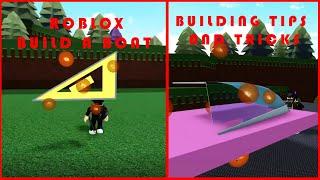 5 Tips and Tricks for Building, In Build a Boat for Treasure |ROBLOX|