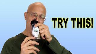 Sniffing Black Pepper Three Times:  The Life-Changing Habit Breaker!  Dr. Mandell