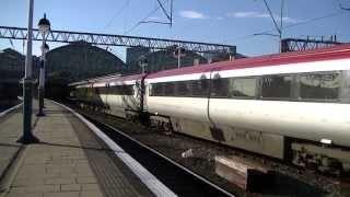 Virgin Trains Pretendolino returns to Manchester on a Unite the Union special 29/09/13