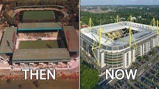 12 Football Stadiums Then & Now | Ft. Westfalenstadion, Camp Nou, Wembley...