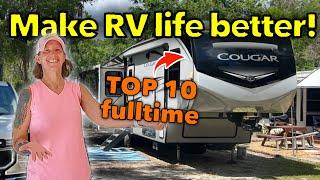 Our TOP picks RV LIVING FULL TIME! #rvlivingfulltime #rvlife #rvliving