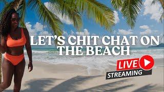 iamDecinta is live! LIVE CHIT CHAT ON THE BEACH