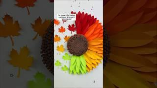 Paper Flower Workshop, DIY Paper Flowers, Paper Sunflower, Paper Flower Art #flowercraft