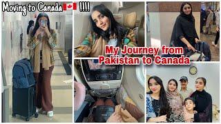 I am Moving to Canada as student!!My Solo 20hrs Journey from  to ||Chapter 2 of my life ||