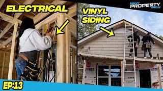 Electrical Rough In & Vinyl Siding Install - Building a House | $475,000 Duplex Build | EP 13