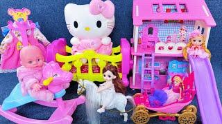 13 Minutes Satisfying with Unboxing Princess Villa Play set，Hello Kitty Toy Collection | Review Toys