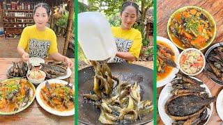 Unique cooking Catfish and Stingray recipe, Mommy Chef Sros cook delicious - Cooking with Sros