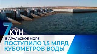 В Аральское море поступило 1,5 млрд кубометров воды