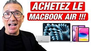 Apple lance ses Nouveaux MacBook Air + Mac Studio + iPad Air