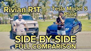 Rivian R1T MORE LUXURIOUS than the Tesla Model S Plaid?