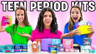 i Bought My SiSTERS the ULTiMATE PERiOD Survival KiTs! [TEEN GiRLS Period Talk]