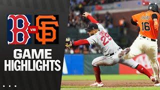 रेड सॉक्स बनाम जायंट्स गेम हाइलाइट्स (6/20/25) | MLB हाइलाइट्स