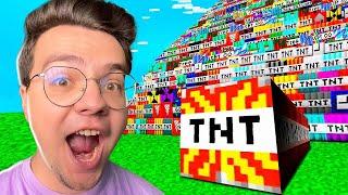 1000 TNT NOI ÎN MINECRAFT !!! *calculatorul a luat foc...*