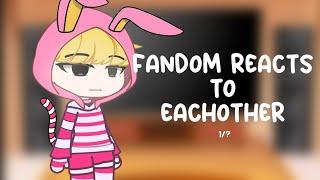 Fandoms react to eachother || 1/? || Popee the Performer