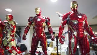 [4K] MF X CM 1/2 size IRON MAN MK50 2.0ver UNBOXING / CM STUDIO 1/2 사이즈 아이언맨 마크50 언박싱