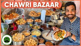 Chawri Bazaar Street Food Tour | Delhi Chaat | Veggie Paaji