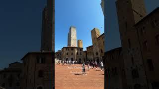 Check the medieval skyscrapers of San Gimignano #Tuscany #Travel #Shorts #WonderJourneys