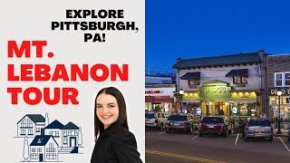 The Best Neighborhood in Pittsburgh PA? [FULL VLOG TOUR of MT. LEBANON PA]