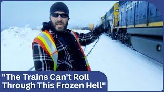 A Race Against the Clock Through a Killer Blizzard | Extreme Ice Railroad | Up Close