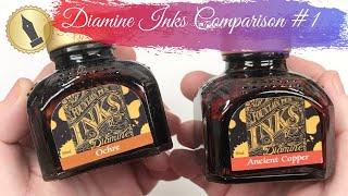 Diamine Inks Comparison #1