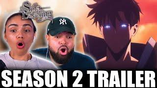 SOLO LEVELING SEASON 2 IS LOOKING AMAZING! | Solo Leveling Season 2 Trailer Reaction