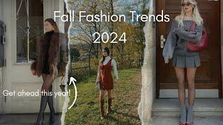 2024 FALL FASHION TRENDS! How to style your wardrobe ️