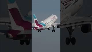 Eurowings Airbus A319 Takeoff at Stuttgart Airport #springonyoutube