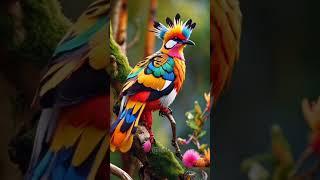 Beautiful colorful  bird #nature #wildlife #beautifulanimals #ai #owl #ai #oiseau #Parrot #art