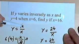 Inverse Variation 6-12