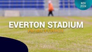 LANDMARK MOMENT AS GRASS GROWS   | Update from Everton Stadium